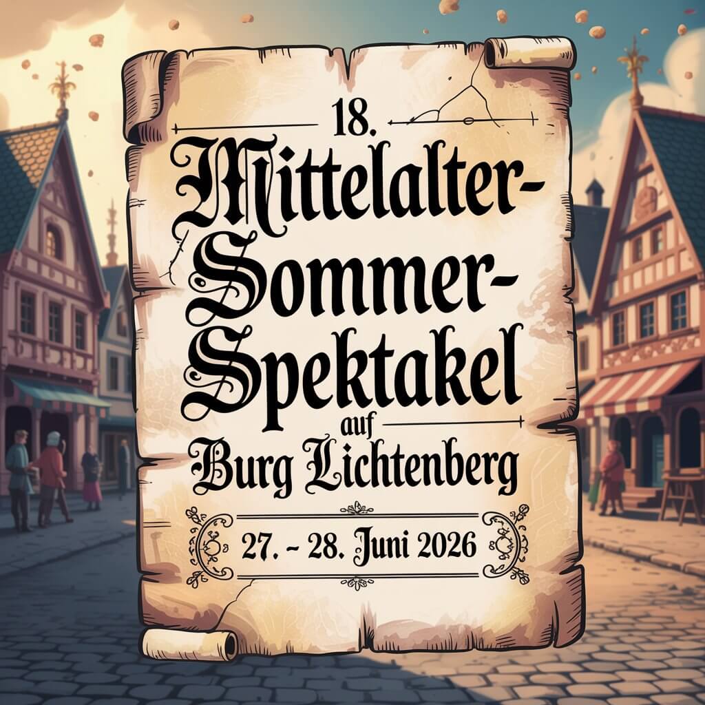 18. Mittelalter-Sommer-Spektakel auf Burg Lichtenberg 2026