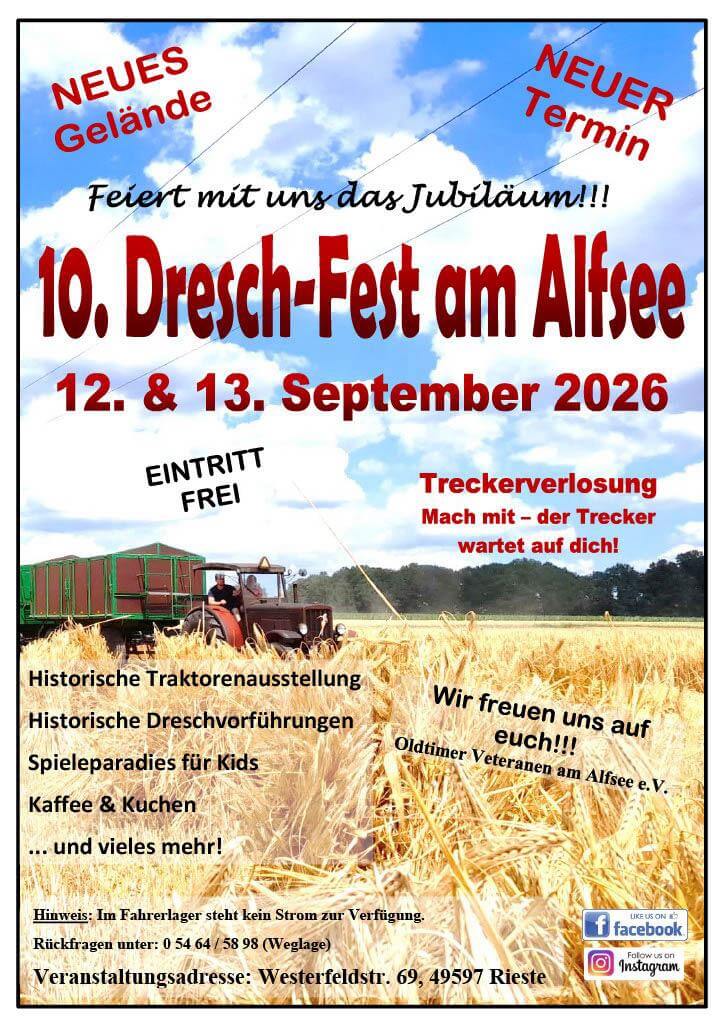 10. Dresch-Fest am Alfsee 2026