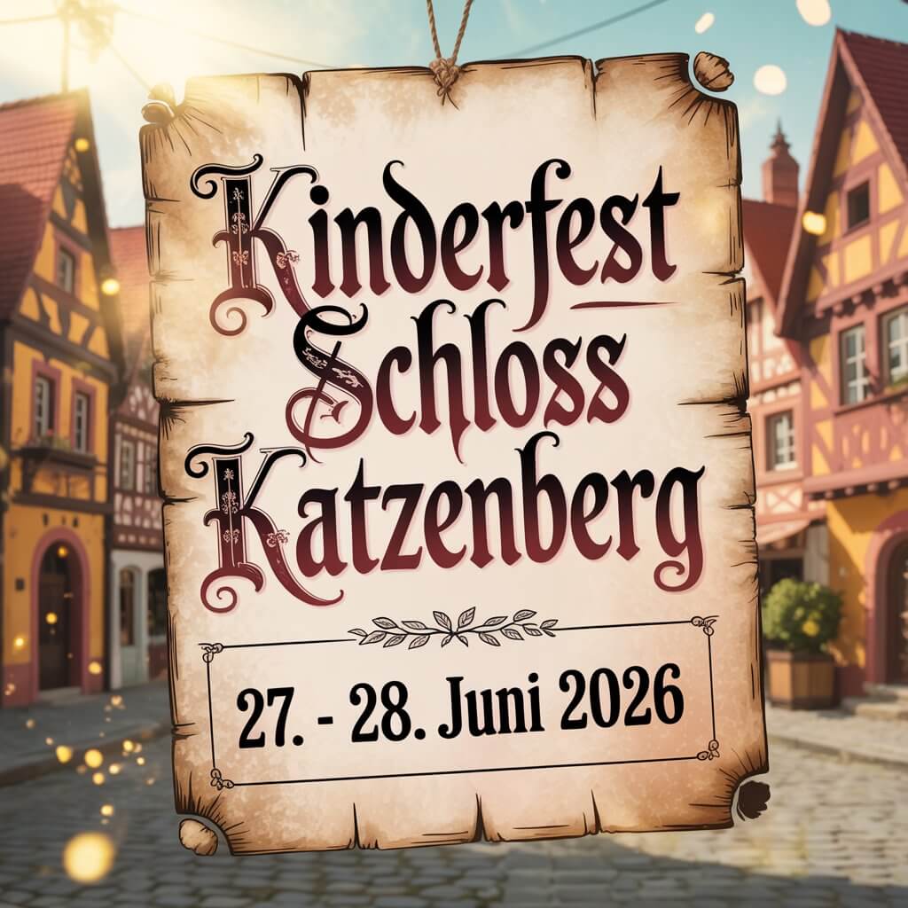 Kinderfest Schloss Katzenberg 2026
