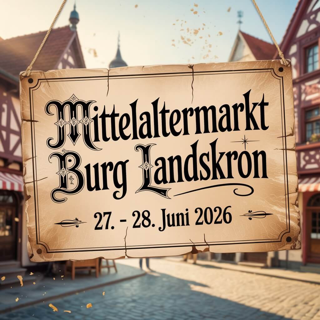Mittelaltermarkt Burg Landskron 2026