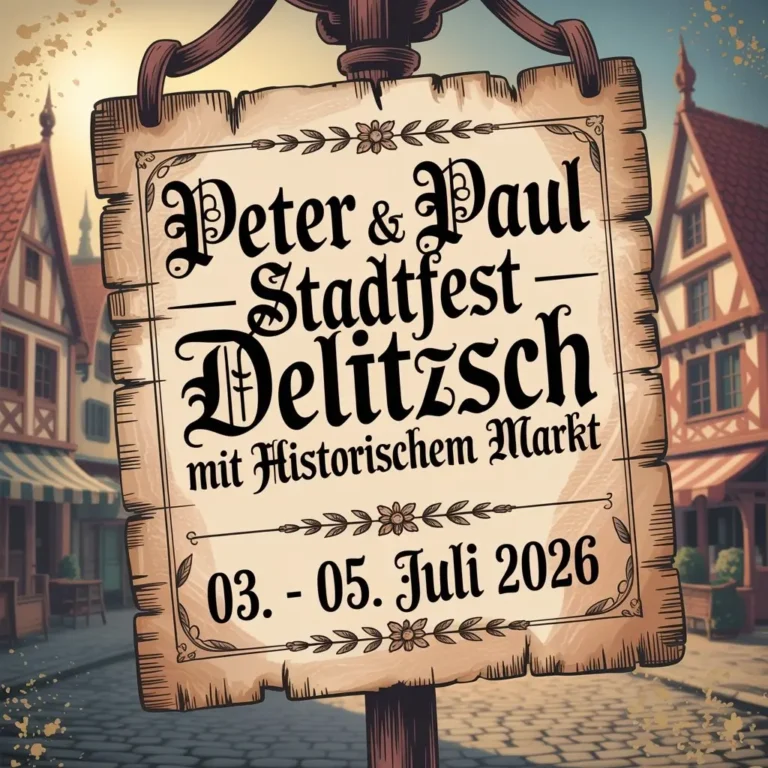 Peter & Paul – Stadtfest Delitzsch mit historischem Markt 2026