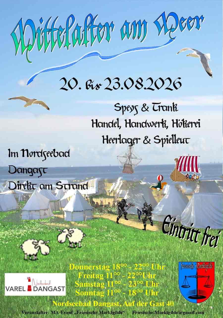Mittelalter am Meer in Dangast 2026