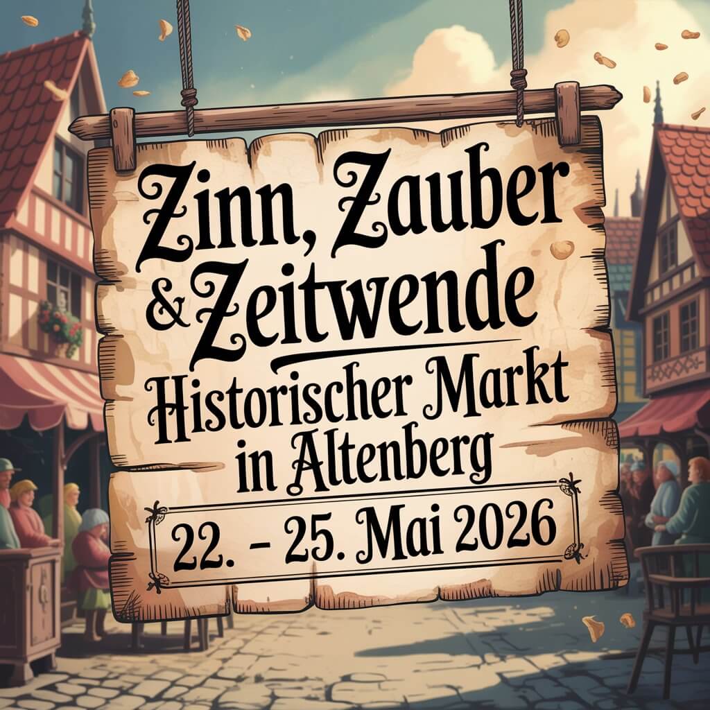 Zinn, Zauber & Zeitwende – Historischer Markt in Altenberg 2026