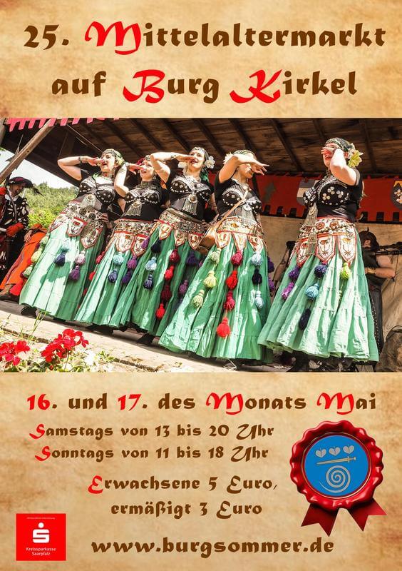 Mittelaltermarkt auf Burg Kirkel 2026
