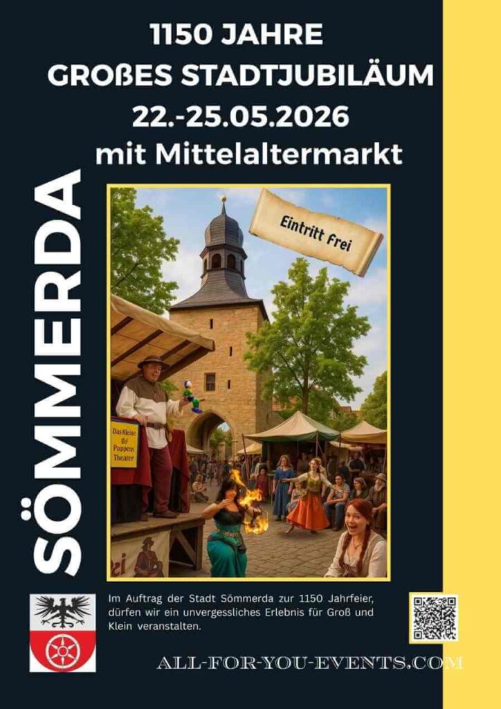 Fantasy- & Mittelaltermarkt: 1150 Jahrfeier Sömmerda 2026
