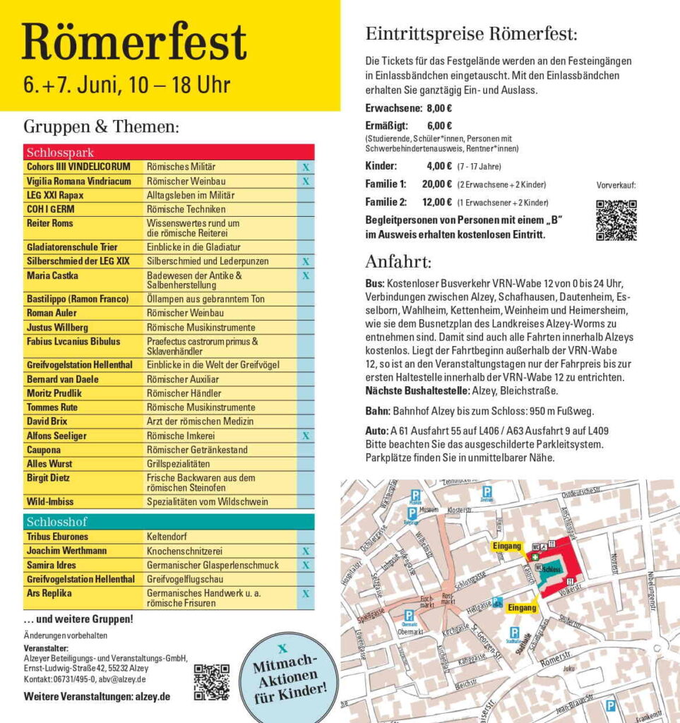 Römerfest Alzey 2026
