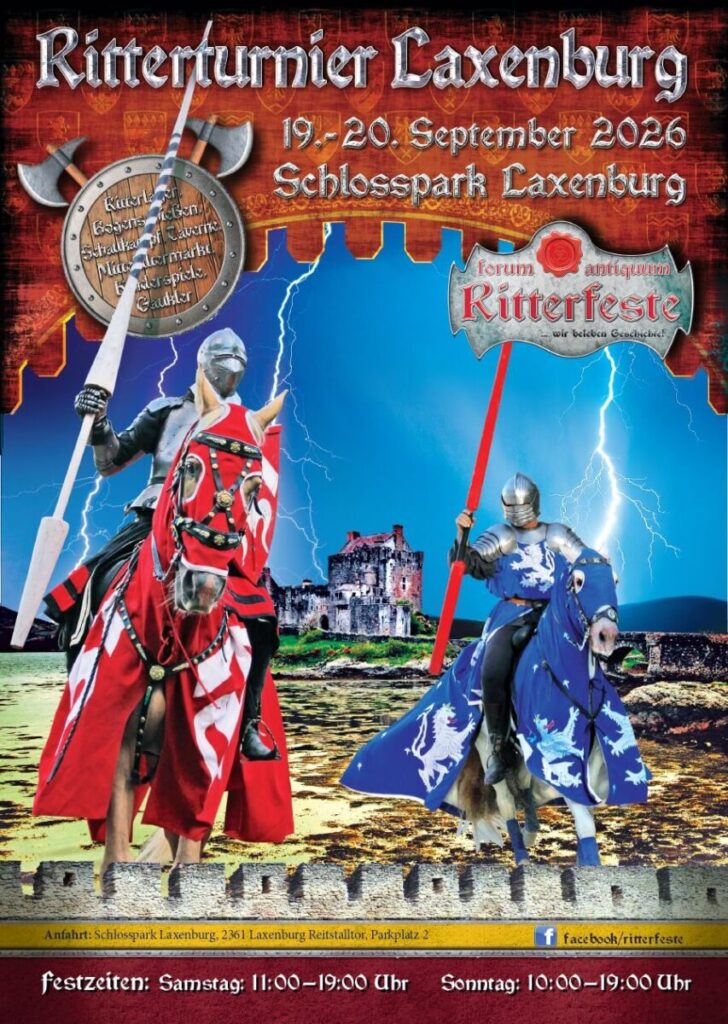 Ritterturnier zu Pferde Schlosspark Laxenburg 2026