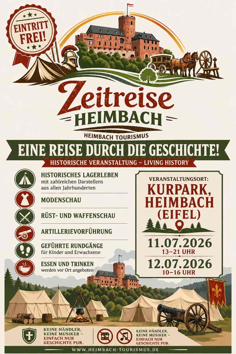 1. Zeitreise Heimbach (NRW) 2026