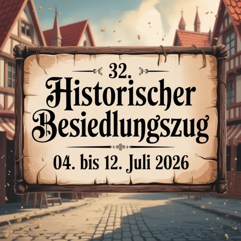 32. Historischer Besiedlungszug 2026