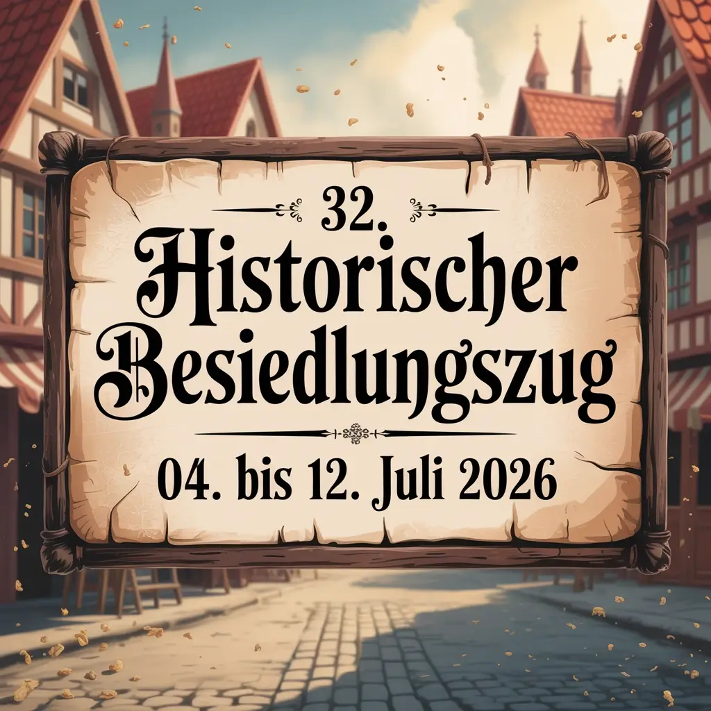 32. Historischer Besiedlungszug 2026