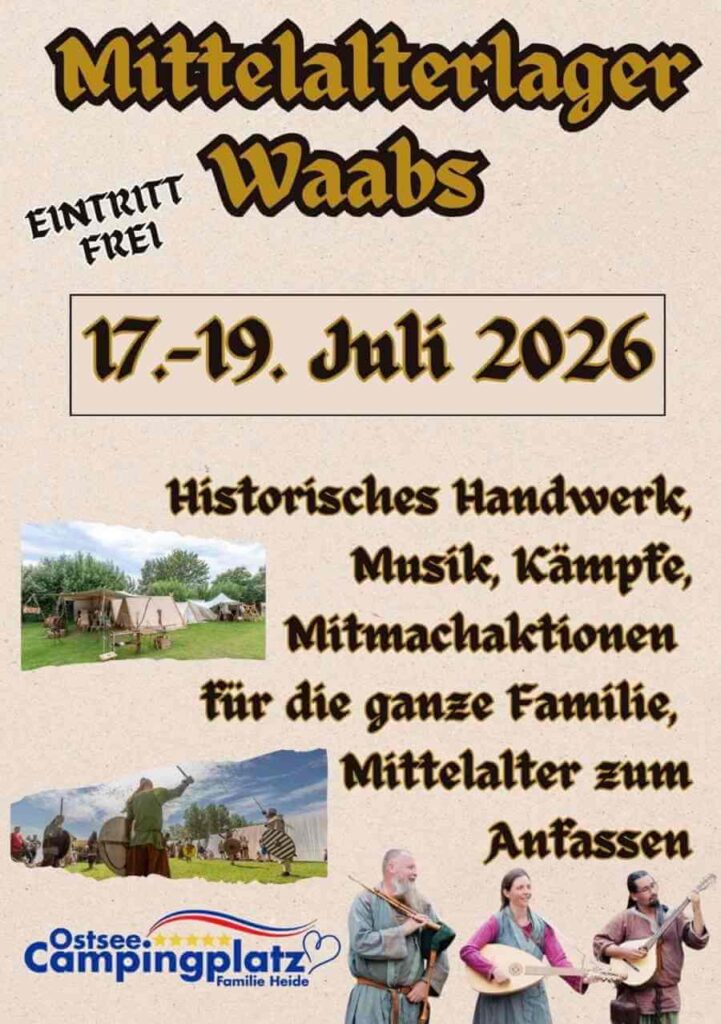 Mittelalterlager Waabs 2026