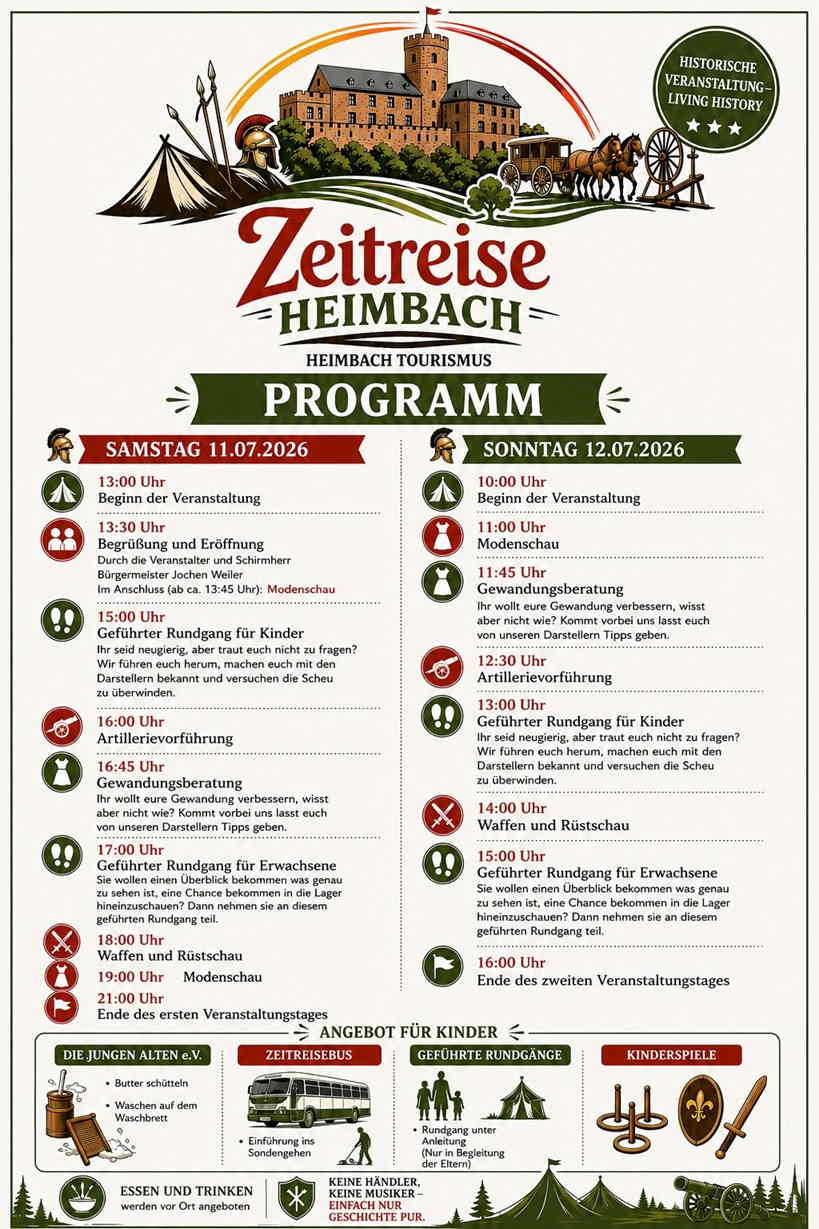 1. Zeitreise Heimbach (NRW) 2026