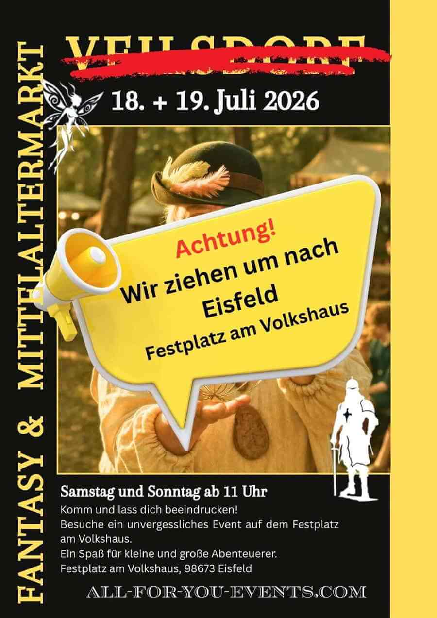 Fantasy- & Mittelaltermarkt Eisfeld (TH) 2026