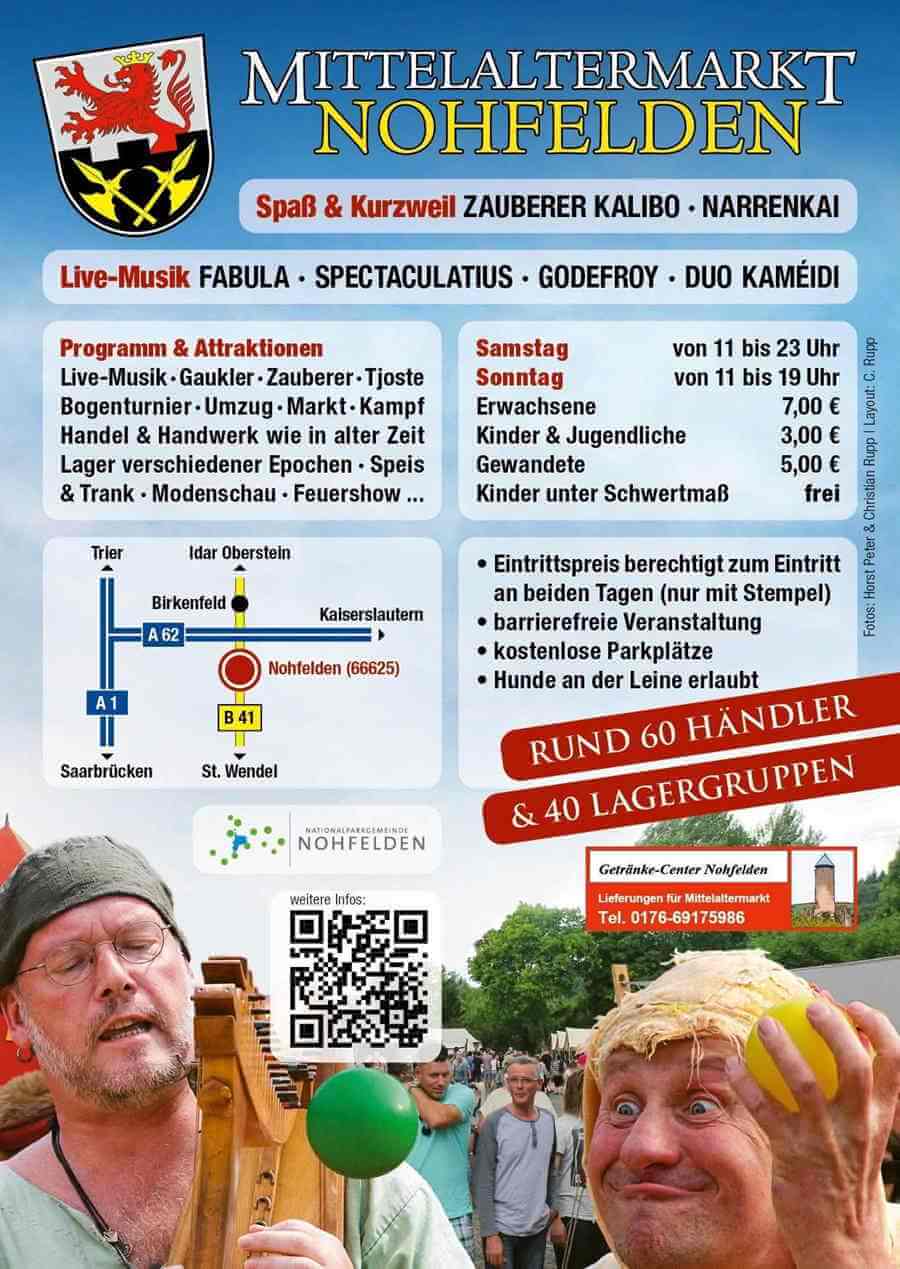 28. Mittelaltermarkt Nohfelden (SL) 2026
