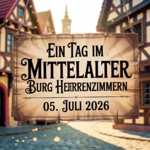 Ein Tag im Mittelalter - Burg Herrenzimmern 2026