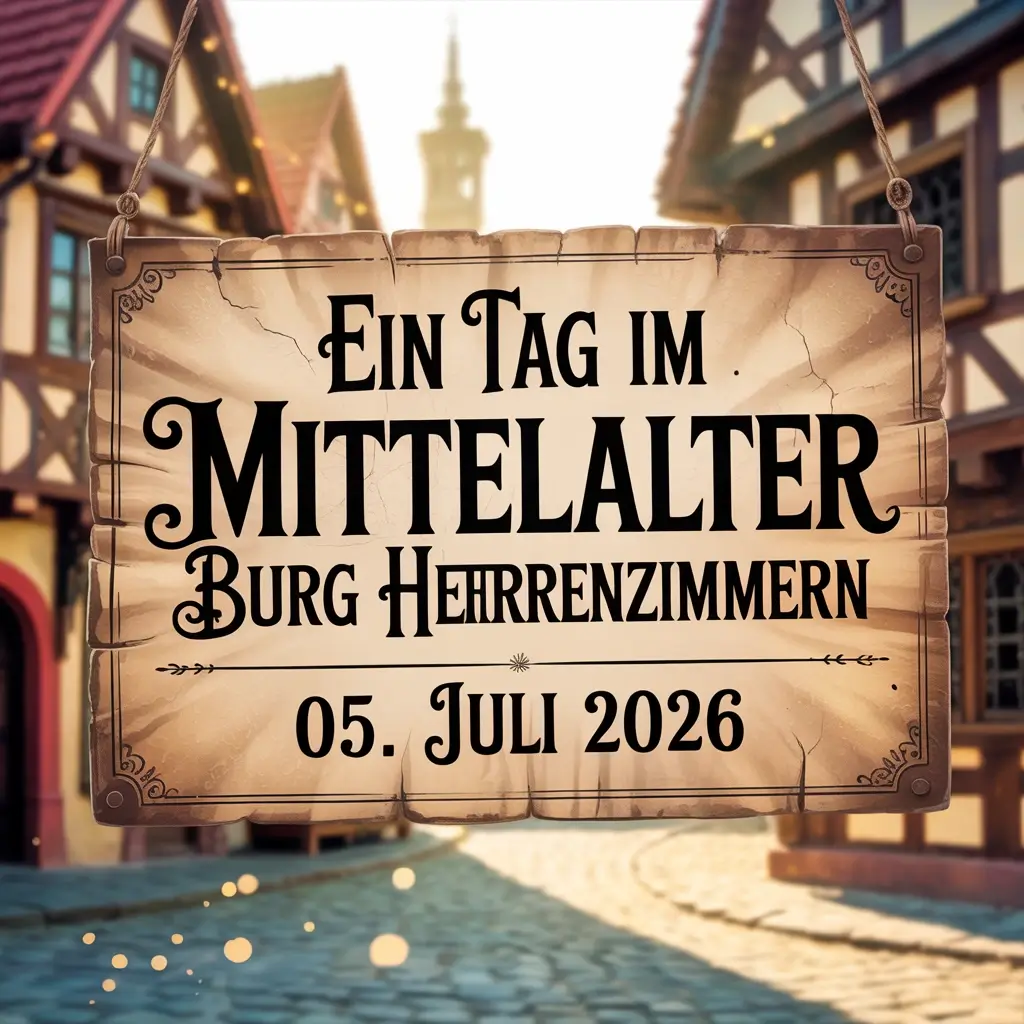 Ein Tag im Mittelalter - Burg Herrenzimmern 2026