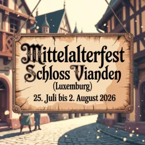 Mittelalterfest Schloss Vianden (Luxemburg) 2026