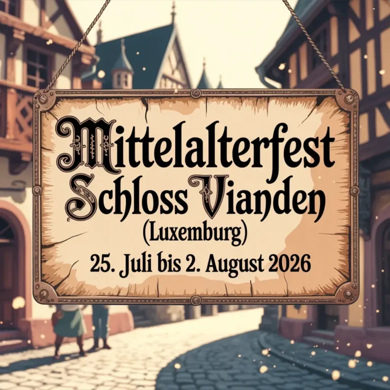 Mittelalterfest Schloss Vianden (Luxemburg) 2026