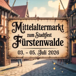 Mittelaltermarkt zum Stadtfest Fürstenwalde 2026