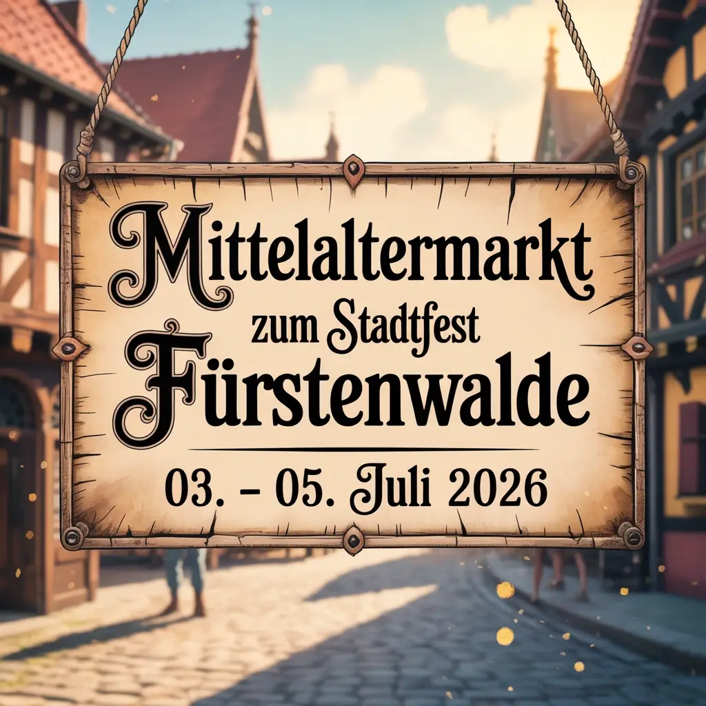 Mittelaltermarkt zum Stadtfest Fürstenwalde 2026