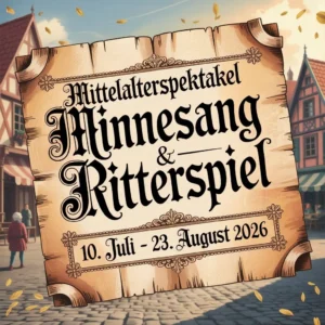 Mittelalterspektakel "Minnesang & Ritterspiel" 2026