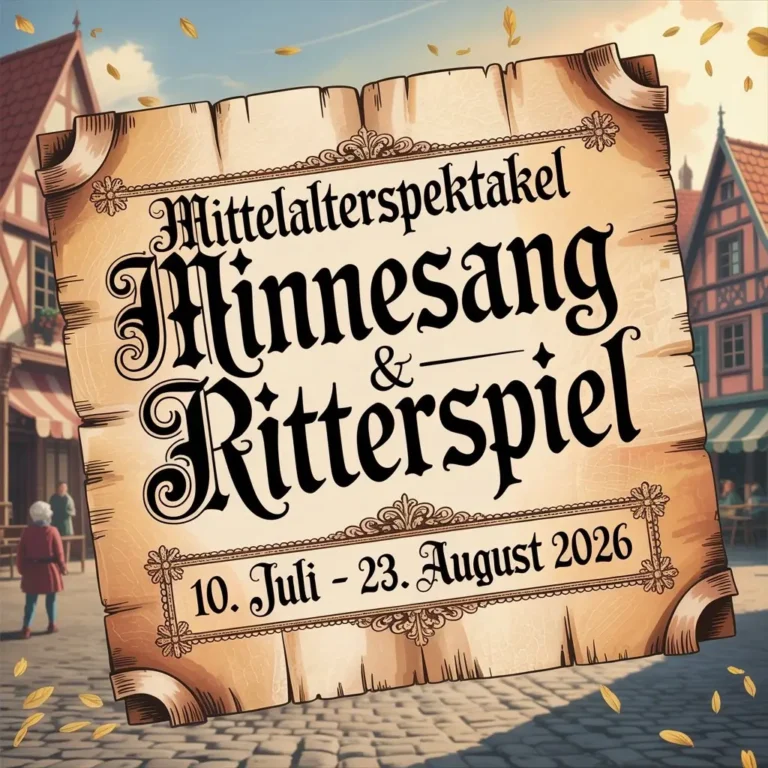 Mittelalterspektakel „Minnesang & Ritterspiel“ 2026