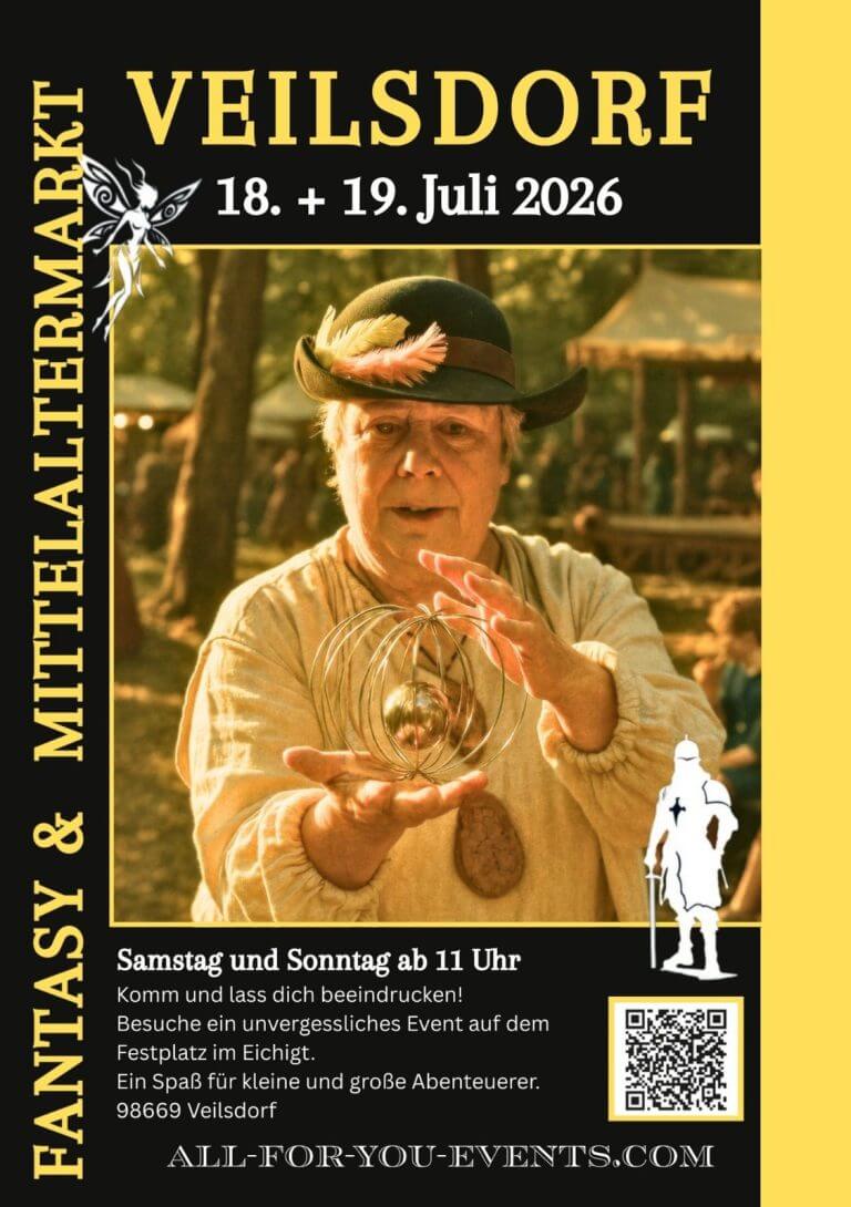 Fantasy- & Mittelaltermarkt Veilsdorf (TH) 2026