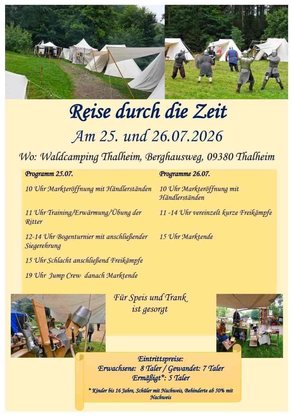 Reise durch die Zeit Thalheim (SN) 2026