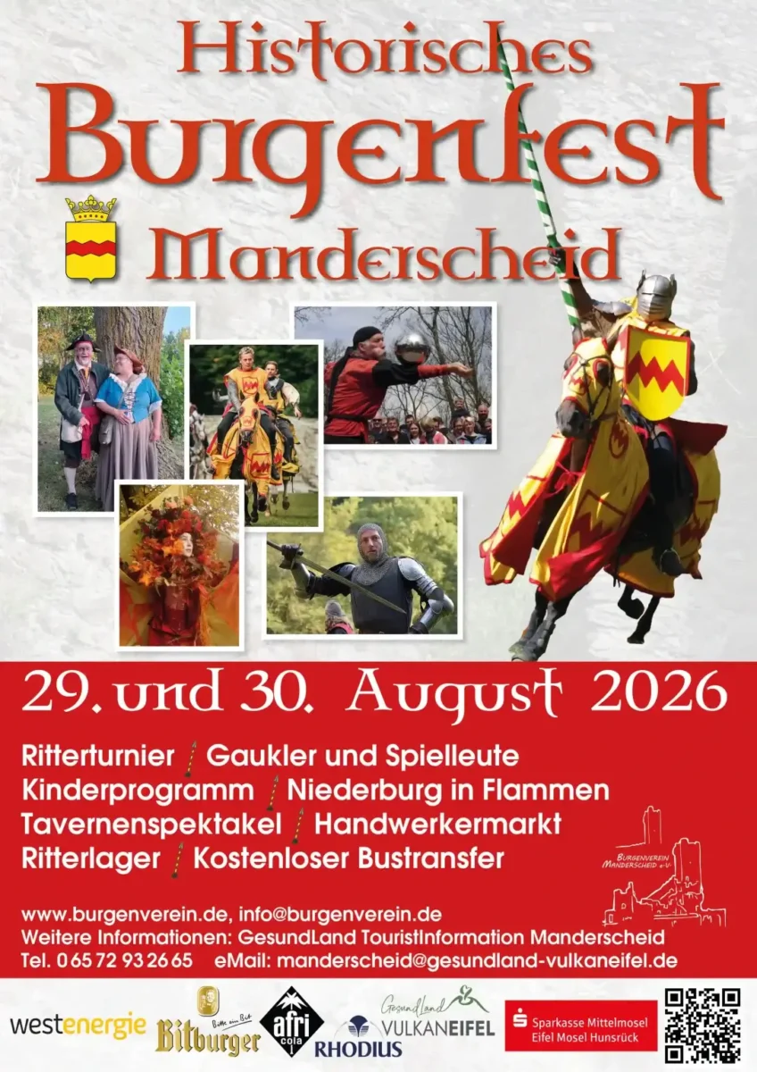 Historisches Burgenfest Manderscheid (RP) 2026