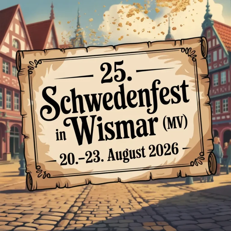 25. Schwedenfest in Wismar (MV) 2026
