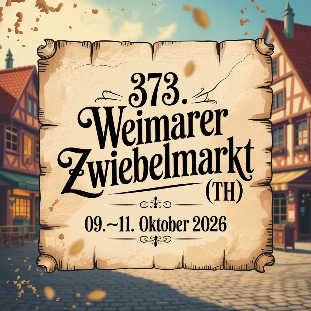 373. Weimarer Zwiebelmarkt (TH) 2026
