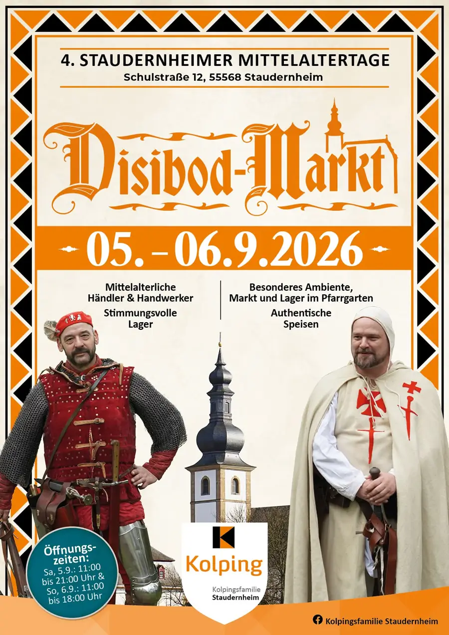 4. Staudernheimer Mittelaltertage – Disibod-Markt (RP) 2026