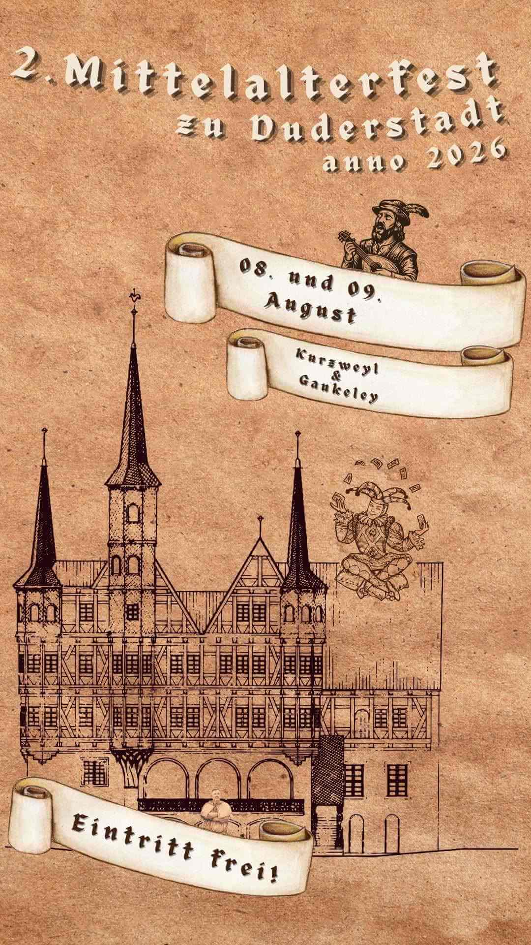 2. Mittelalterfest zu Duderstadt (NI) 2026