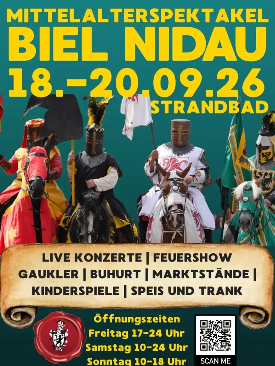 Mittelalterspektakel Biel/Nidau (Schweiz) 2026