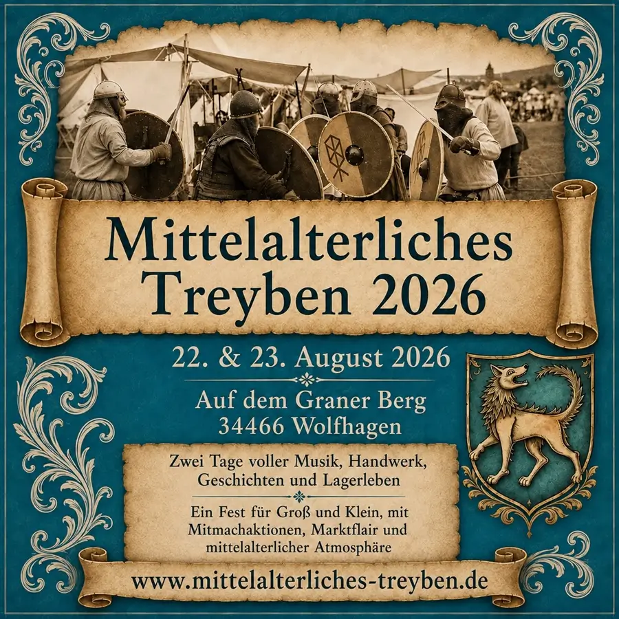 3. Mittelalterliches Treyben zum Grane Wolfhagen (HE) 2026