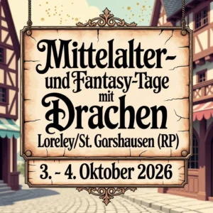 Mittelalter- und Fantasy-Tage mit Drachen Loreley/St. Goarshausen (RP) 2026
