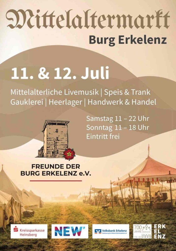 Mittelaltermarkt Burg Erkelenz (NRW) 2026