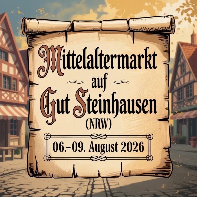 Mittelaltermarkt auf Gut Steinhausen (NRW) 2026