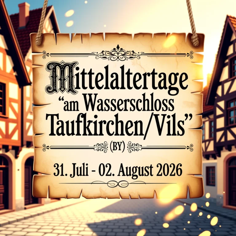Mittelaltertage „Am Wasserschloss Taufkirchen/Vils“ (BY) 2026