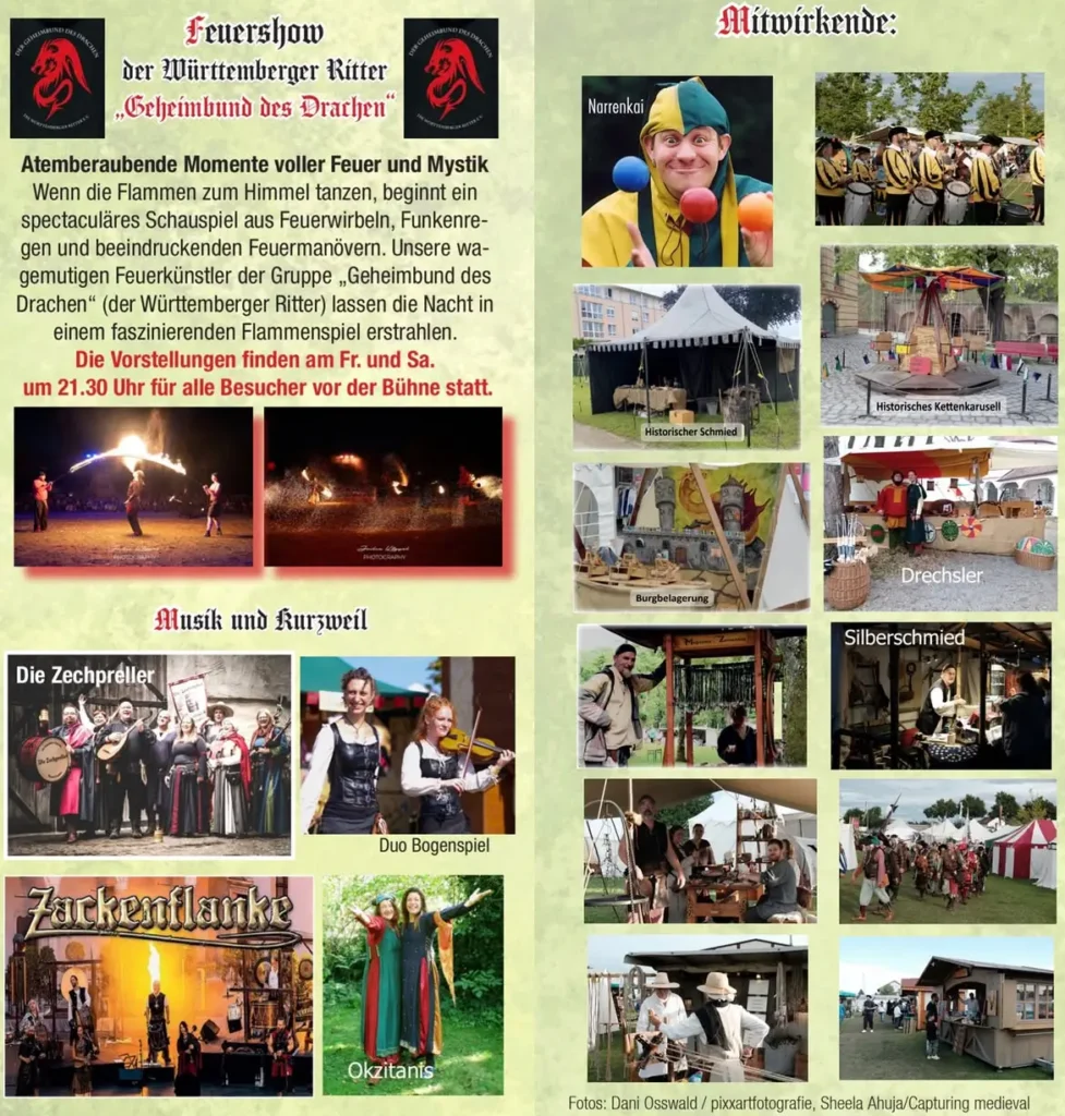 Programm Mittelalterliches Spectaculum Gundelfingen a. d. Donau (BY) 2026