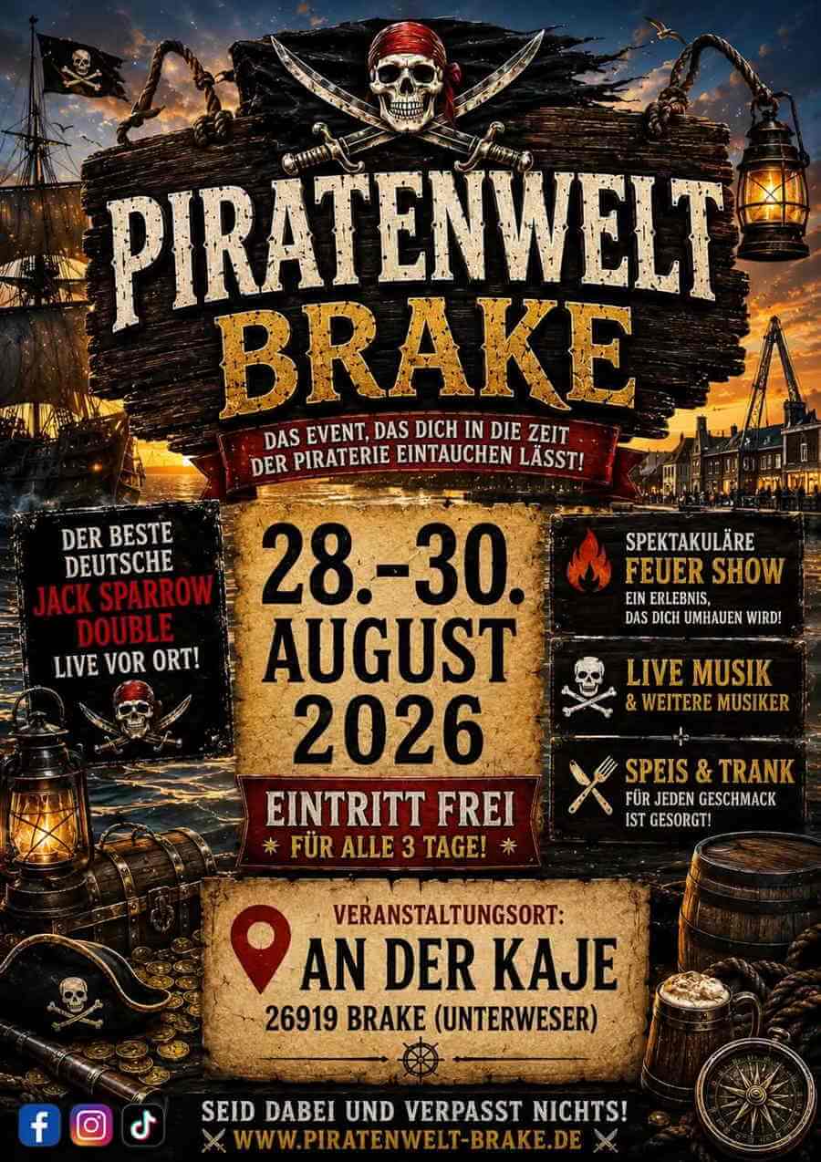 Piratenwelt Brake (NI) 2026
