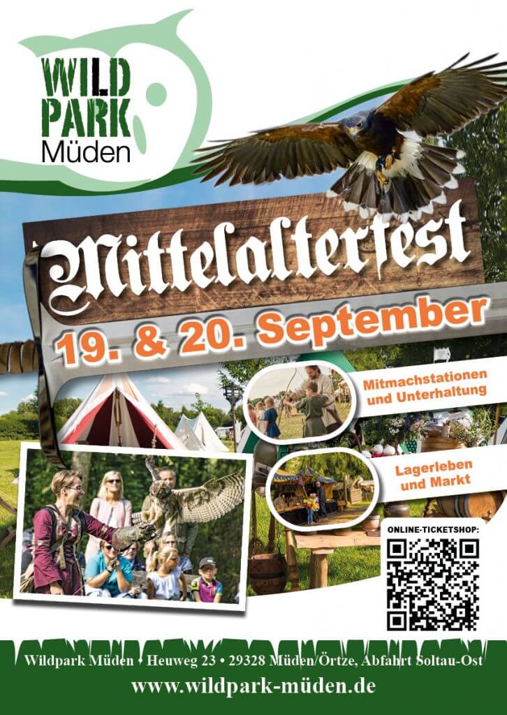 Mittelalterfest im Wildpark Müden (NI) 2026