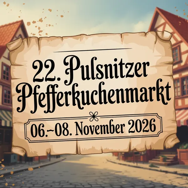 22. Pulsnitzer Pfefferkuchenmarkt 2026