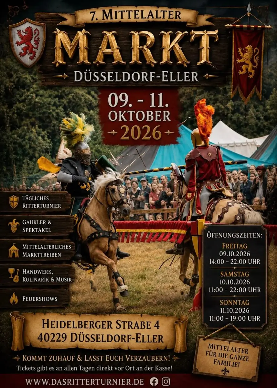 7. Mittelaltermarkt Düsseldorf-Eller (NRW) 2026