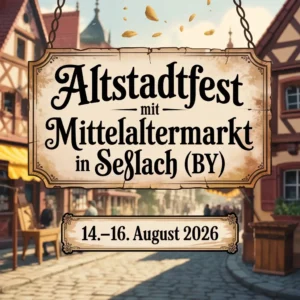 Altstadtfest mit Mittelaltermarkt in Seßlach (BY) 2026