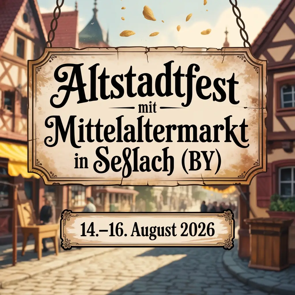 Altstadtfest mit Mittelaltermarkt in Seßlach (BY) 2026