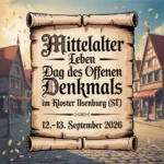 Mittelalter leben – Tag des offenen Denkmals im Kloster Ilsenburg (ST) 2026