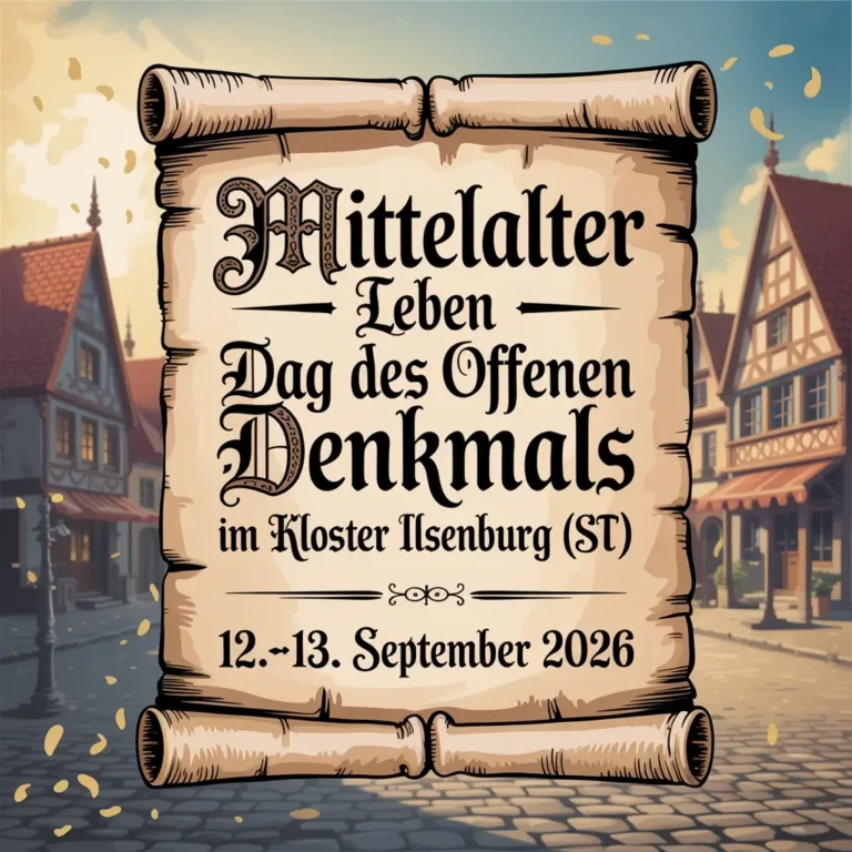 Mittelalter leben – Tag des offenen Denkmals im Kloster Ilsenburg (ST) 2026