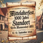 Mittelalterfest – 1000 Jahre Standort Kirche Mummendorf (MV) 2026