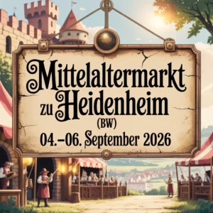 Mittelaltermarkt zu Heidenheim (BW) 2026